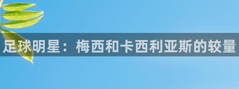  足球明星：梅西和卡西利亚斯的较量